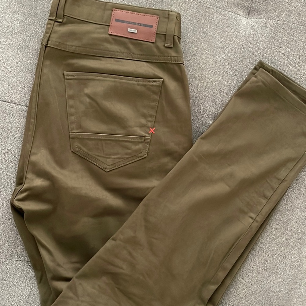 Zara jeans military green